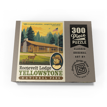Yellowstone National Park: Roosevelt Lodge 300 Jigsaw Puzzle box view3