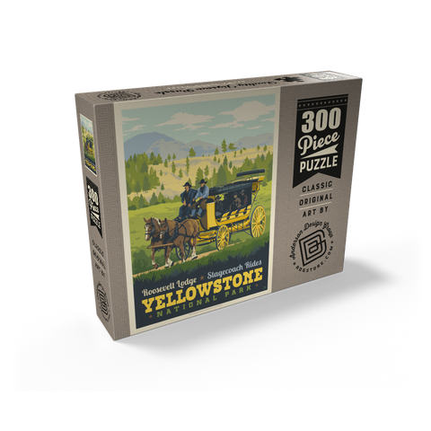 Yellowstone National Park: Stage Coach Adventure 300 Jigsaw Puzzle box view2