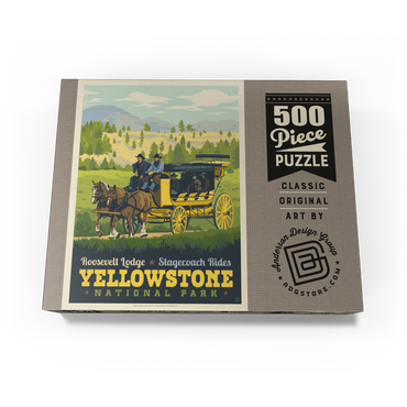 Yellowstone National Park: Stage Coach Adventure 500 Jigsaw Puzzle box view3