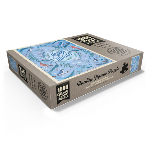 Happy Winter Songbirds Holiday Design 1000 Jigsaw Puzzle box view1