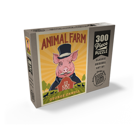 Animal Farm: George Orwell 300 Jigsaw Puzzle box view2