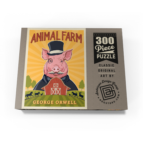 Animal Farm: George Orwell 300 Jigsaw Puzzle box view3