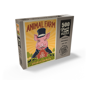 Animal Farm: George Orwell 500 Jigsaw Puzzle box view2