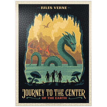 puzzleplate Journey To The Center Of The Earth: Jules Vern 1000 Jigsaw Puzzle
