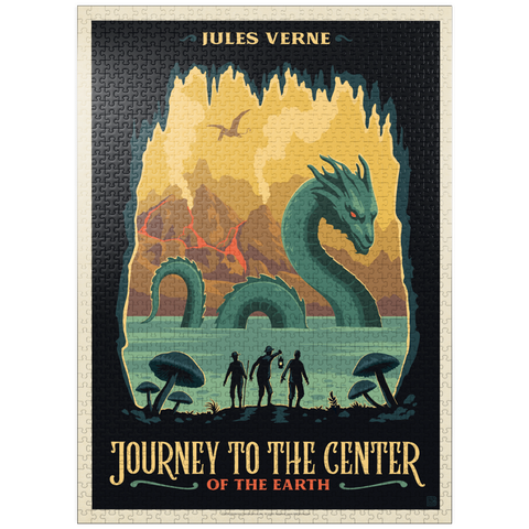 puzzleplate Journey To The Center Of The Earth: Jules Vern 1000 Jigsaw Puzzle