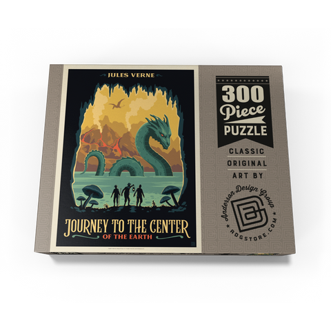 Journey To The Center Of The Earth: Jules Vern 300 Jigsaw Puzzle box view3
