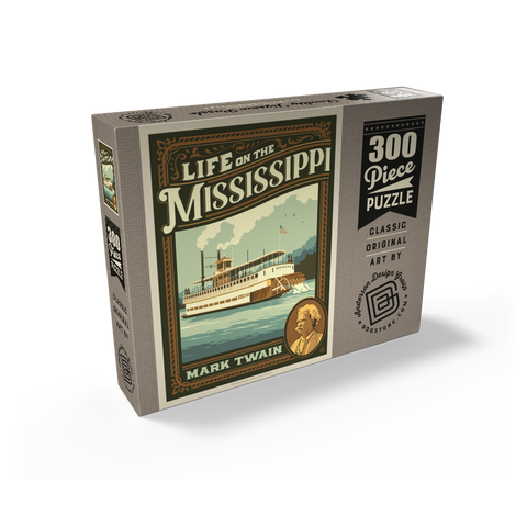 Life On The Mississippi: Mark Twain 300 Jigsaw Puzzle box view2