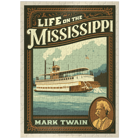 puzzleplate Life On The Mississippi: Mark Twain 300 Jigsaw Puzzle