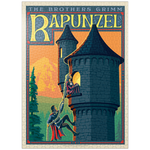 puzzleplate Rapunzel: Brothers Grimm 1000 Jigsaw Puzzle