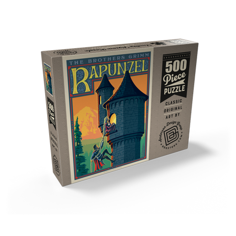 Rapunzel: Brothers Grimm 500 Jigsaw Puzzle box view2