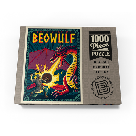 The Legend Of Beowulf 1000 Jigsaw Puzzle box view3