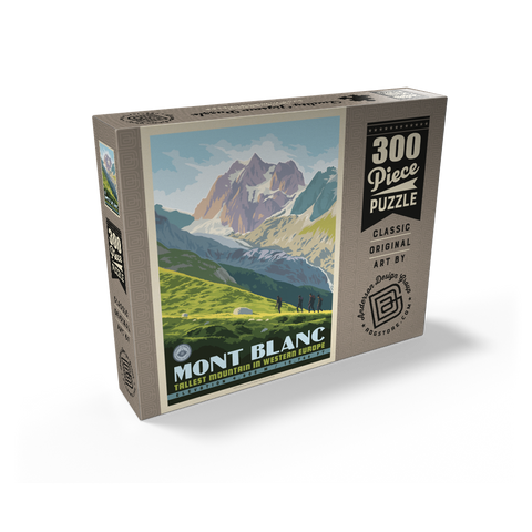 7 Summits: Mont Blanc-Tallest Mountain in Western Europe 300 Jigsaw Puzzle box view2