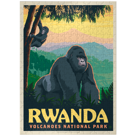 puzzleplate Volcanoes National Park Rwanda Mountain Gorillas 300 Jigsaw Puzzle