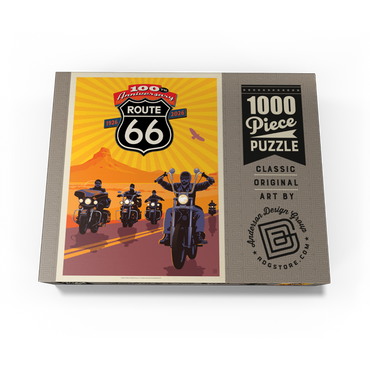 100th Anniversary Of Route 66 - Bikers Ride 1000 Jigsaw Puzzle box view3