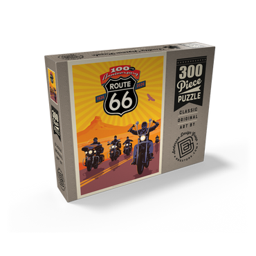 100th Anniversary Of Route 66 - Bikers Ride 300 Jigsaw Puzzle box view2