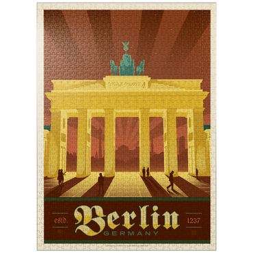 puzzleplate Germany: Berlin Brandenburg Gate 1000 Jigsaw Puzzle