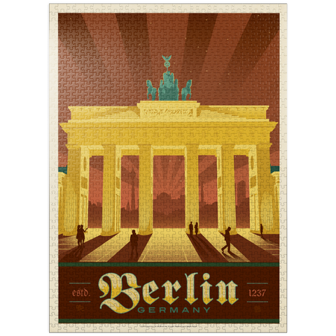 puzzleplate Germany: Berlin Brandenburg Gate 1000 Jigsaw Puzzle