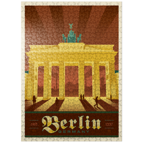 puzzleplate Germany: Berlin Brandenburg Gate 500 Jigsaw Puzzle