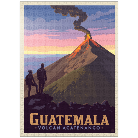 puzzleplate Guatemala: Volcan Acatenango 1000 Jigsaw Puzzle