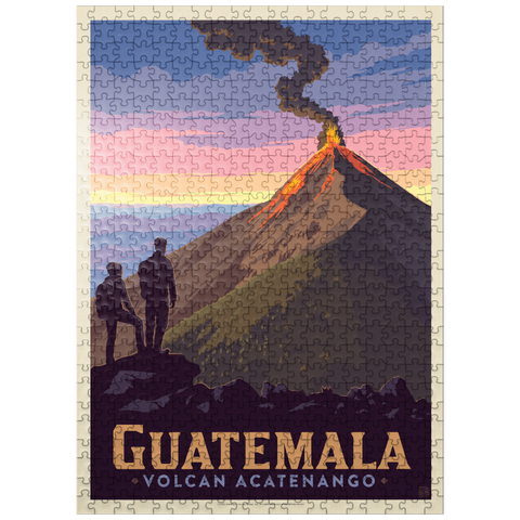 puzzleplate Guatemala: Volcan Acatenango 500 Jigsaw Puzzle