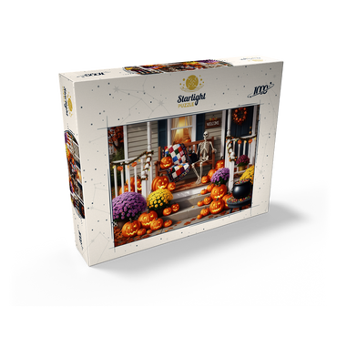 Cozy Halloween Front Porch Decor 1000 Jigsaw Puzzle box view2