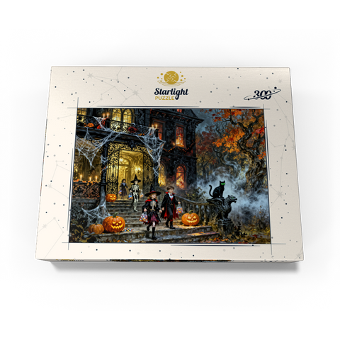 Haunted Victorian Mansion Halloween Night 300 Jigsaw Puzzle box view3