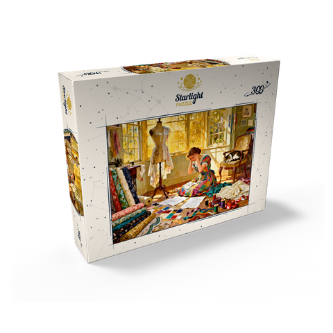 Sunlit Sewing Studio Dressmaking Scene 300 Jigsaw Puzzle box view2