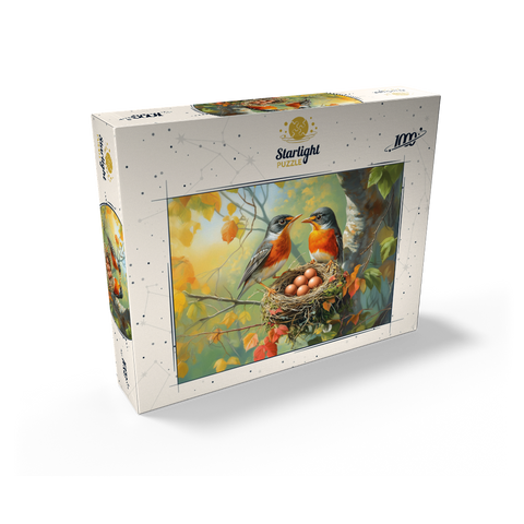 Autumn Songbird Nest with Eggs 1000 Jigsaw Puzzle box view2
