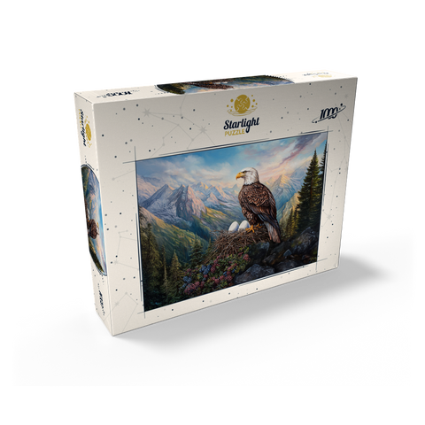Majestic Bald Eagle Nest Mountain Wilderness 1000 Jigsaw Puzzle box view2