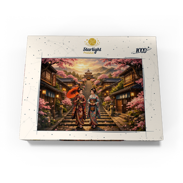 Kyoto Pagoda Street Cherry Blossoms 1000 Jigsaw Puzzle box view3