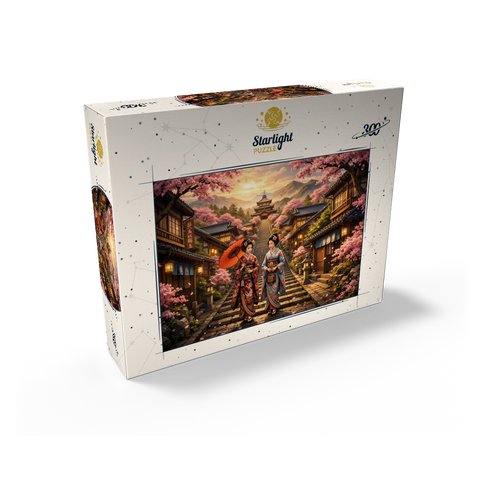Kyoto Pagoda Street Cherry Blossoms 300 Jigsaw Puzzle box view2