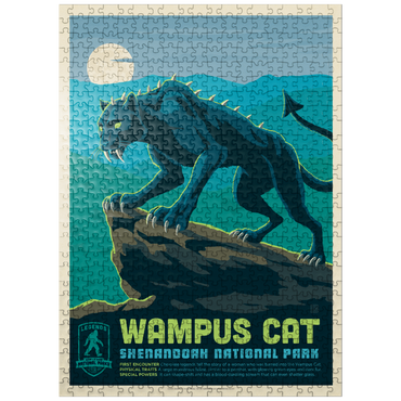 puzzleplate Legends Of The National Parks: Shenandoah's Wampus Cat 500 Jigsaw Puzzle