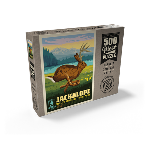 Legends Of The National Parks: Yellowstone's Jackalope 500 Jigsaw Puzzle box view2
