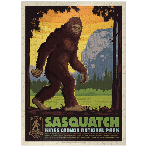 puzzleplate Legends Of The National Parks: Kings Canyon's Sasquatch 300 Jigsaw Puzzle