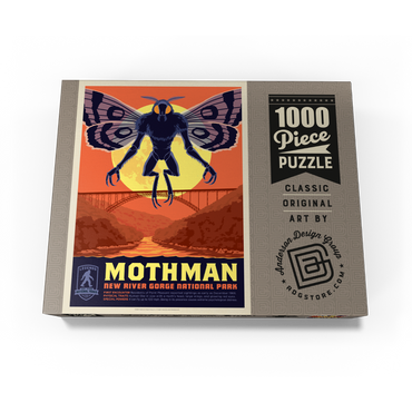 Legends Of The National Parks: New River Gorge's MothMan Returns 1000 Jigsaw Puzzle box view3