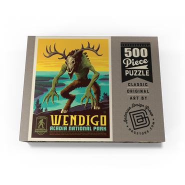 Legends Of The National Parks: Acadia's Wendigo 500 Jigsaw Puzzle box view3