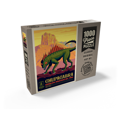 Legends Of The National Parks: Guadalupe Mountains Chupacabra 1000 Jigsaw Puzzle box view2