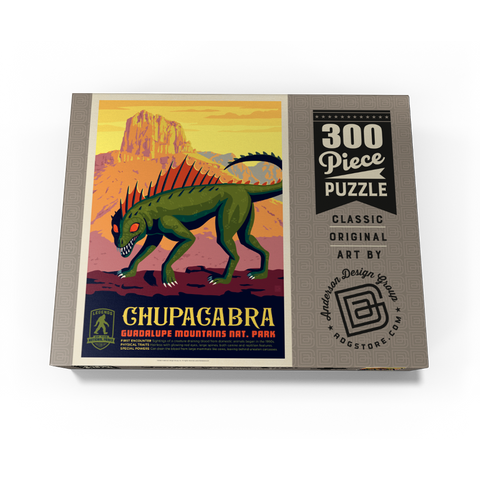 Legends Of The National Parks: Guadalupe Mountains Chupacabra 300 Jigsaw Puzzle box view3