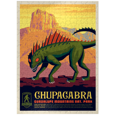puzzleplate Legends Of The National Parks: Guadalupe Mountains Chupacabra 300 Jigsaw Puzzle