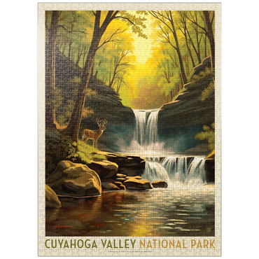 puzzleplate Cuyahoga Valley National Park: Evening Hush 1000 Jigsaw Puzzle