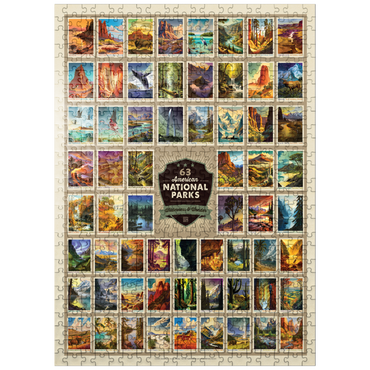 puzzleplate 63 Image National Park Print: by Arden von Haeger 500 Jigsaw Puzzle