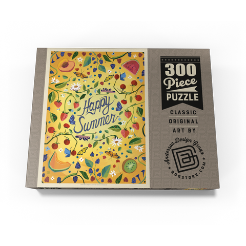 Happy Summer Fruit and Floral Garden 300 Jigsaw Puzzle box view3