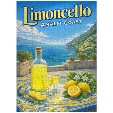 puzzleplate Limoncello - Lemon Terrace, Amalfi Coast 300 Jigsaw Puzzle