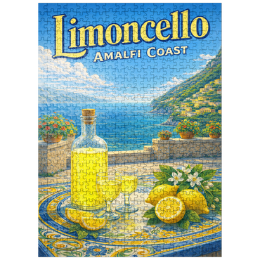 puzzleplate Limoncello - Lemon Terrace, Amalfi Coast 500 Jigsaw Puzzle