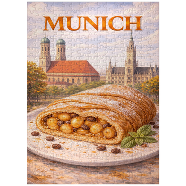 puzzleplate Munich Apple Strudel – Bavarian Dessert Delight 300 Jigsaw Puzzle