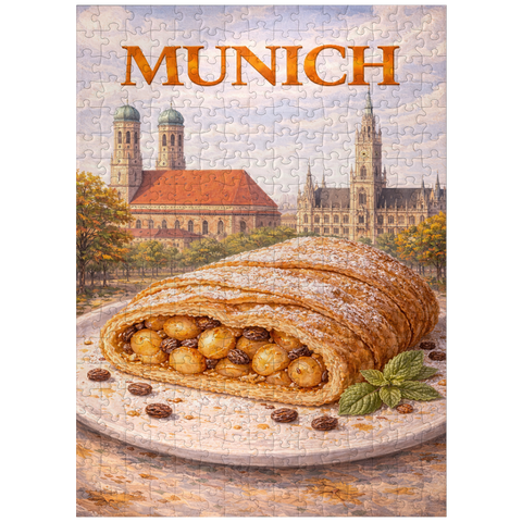 puzzleplate Munich Apple Strudel – Bavarian Dessert Delight 300 Jigsaw Puzzle