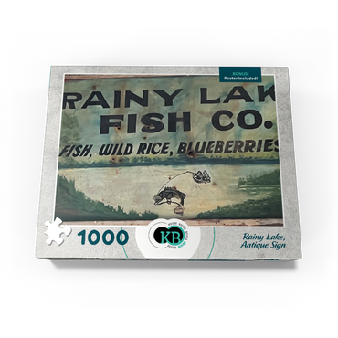 Rainy Lake Antique Sign 1000 Jigsaw Puzzle box view3