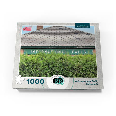 International Falls, Minnesota 1000 Jigsaw Puzzle box view3