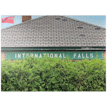 puzzleplate International Falls, Minnesota 1000 Jigsaw Puzzle