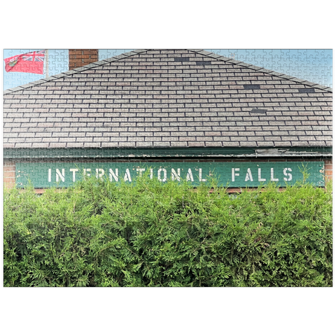 puzzleplate International Falls, Minnesota 1000 Jigsaw Puzzle